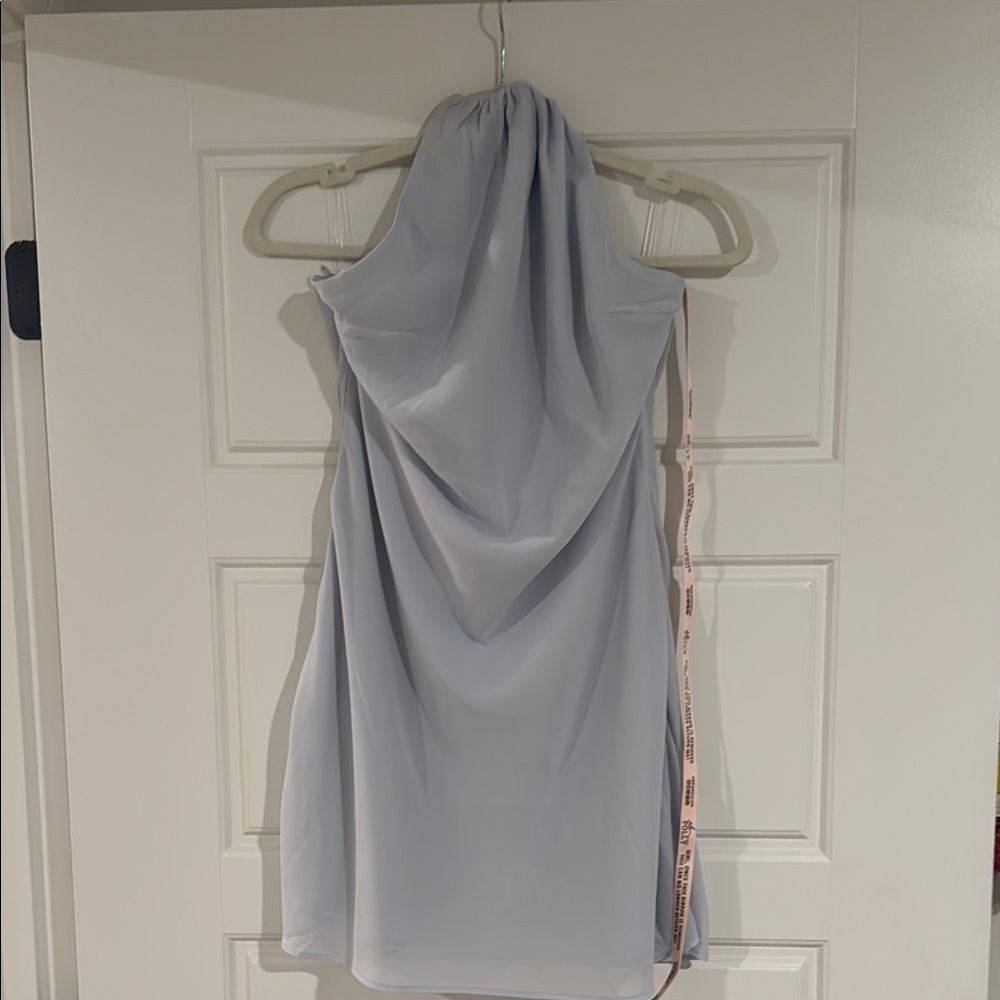 Oh Polly Light Blue Halter Dress